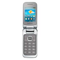 Celular Samsung GT-C3592 Flip Dual Sim Tela 2.4" - Prata