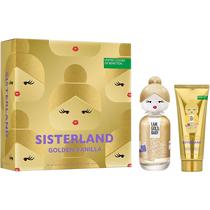 Kit Perfume United Colors Of Benetton Sisterland Golden Vanilla Edp 80ML + Locao Corporal 75ML - Feminino