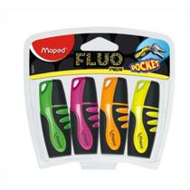 Maped Resaltador Pocket X 4 Colores Fluo Neon