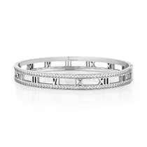 Pulseira Feminina Freelook FRJ.3.3001-1 de Aço Inoxidável - Prata