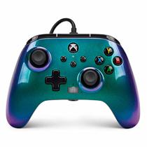 Controle Powera Enhanced Wired Aurora Borealis PWA-A-04523 para Xbox Series