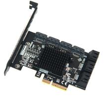 Placa PCI-Express 10 Portas SATA 3