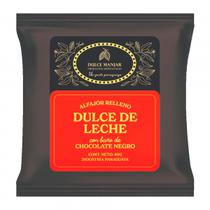 Alfajor Artesanal Dulce Manjar Recheado Doce de Leite Cobertura Chocolate Ao Leite 80G