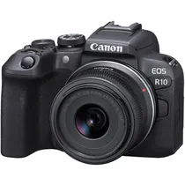 Camara Canon Eos R10 Kit 18-45MM Is STM Black