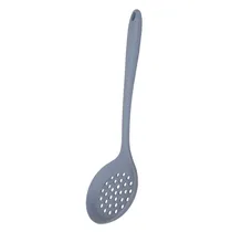Escumadeira de Silicone 32CM - Cinza Escuro