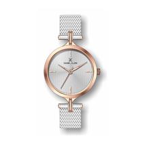 Relogio Analogico Feminino Daniel Klein DK11914-2 - Rosa Ouro e Prata