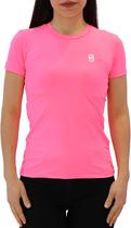 Camiseta Joog Basica Small Logo Rosa Feminina