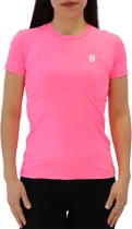 Camiseta Joog Basica Small Logo Rosa Feminina