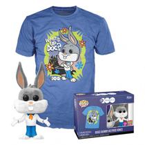 Funko Pop Tees Bugs Bunny As Fred Jones (Flocked) e Camiseta Tamanho L (70419)