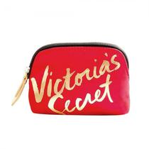 Mini Neceser Victoria's Secret Vermelho com Dourado