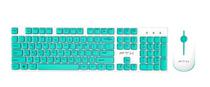 Teclado/Mouse Wir FTX FTXGK600 Espanol Blanco/Verd