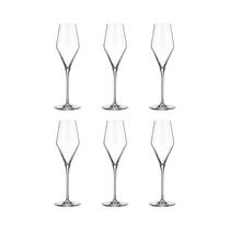 Set de Copas para Champan Bohemia Louvre 290ML 6 Piezas