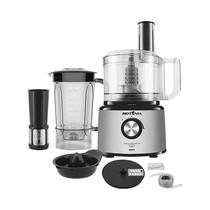 Multiprocesador de Alimentos Britania BMP2700P Inox Turbo 5 En 1 900W 110V Negro - Plata