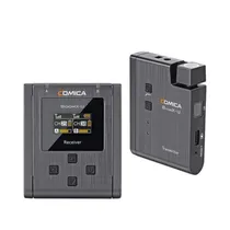 Microfone de Lapela Sem Fio Comica BOOMX-U-U2 com 1 Receptor e 1 Transmissor