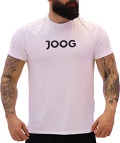 Camiseta Joog Basica Poliamida Branca Masculina