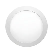 Panel LED Empotrable Taschibra 12W 6500K 720 Lúmenes Bivolt Redondo