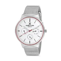 Relógio Analógico Masculino Daniel Klein Exclusive DK12132-1 - Prata