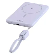 Carregador Portatil G-Tide Slim 01 5000MAH USB-C A USB-C Sem Fio - Roxo