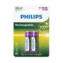 Pilhas Recarregaveis Philips R6B2RTU10/97 AA  2 Unidades