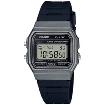 Relógio Unisex Casio F-91WM-1BDF– Preto/Cinza