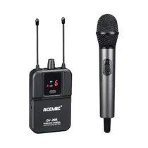 Microfone Acemic DV20 Sem Fio de Mão Wireless