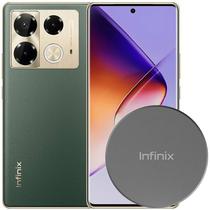 Smartphone Infinix Note 40S Z6850B NFC Dual Sim de 256GB/8GB Ram de 6.5" 108 + 2MP/32MP - Vintage Green + Carregador Wireless