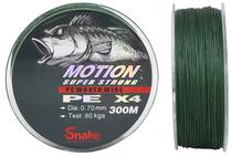 Linha Multifilamento Snake Motion 4X 0.70MM 80KGS 300M