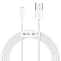 Cabo USB-A A Ligthning Baseus Superior - Branco 25 CM (CALYS-02)