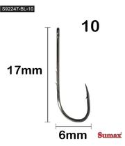 Sumax Pesca Anzuelo S92247-BL Acero Inoxidable 10" Plateado