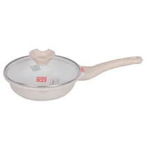 Sarten Induccion Ucc Life 20CM Con Tapa Beig