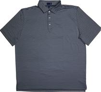 Outlet Camiseta Polo Stitch 3806 Masculina - Cinza/Azul Ceu