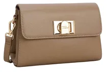 Bolsa David Jones Feminina CM6912 Taupe