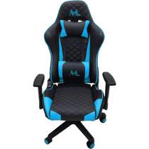 Cadeira Gamer Mtek MK01-B Preto com Azul /Iva