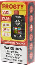 Vape Descartavel Frosty Mega HD Strawberry Banana - 25000 Puffs