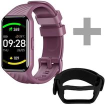 Smartwatch Blackview R10 com Bluetooth - Vinho + Pulseira