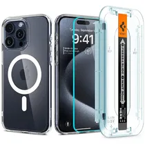 Capinha para iPhone 15 Pro Max Spigen Ultra Hybrid Pack ACS06861 + Película