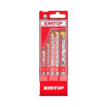 Kit de Brocas para Concreto Emtop ECDB13051 5 Piezas