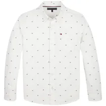 Camisa Tommy Hilfiger Masculino KB0KB05410-YAF-01 16 - Bright White