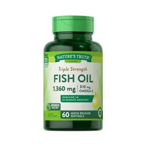 Vitamina Fish Oil Nature´s Truth Triple Strength 1360MG 60 Softgels