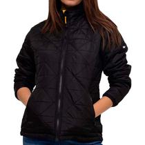 Jaqueta Caterpillar Feminino Mediumwight Insulated Triangle Quilted M Preto - 4040125-10121