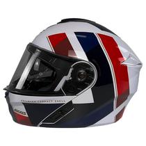 Capacete Axxis Storm s SV Diamond C7 - Articulado - Tamanho M - Blue Gloss