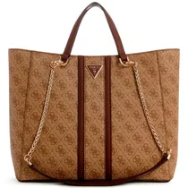 Bolsa Guess Noreen Girlfriend Carryall SG900022 Latte Logo/Brown