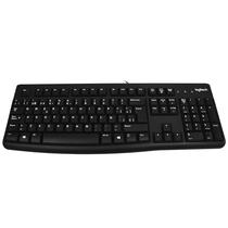 Teclado Logitech K120 Espanhol USB - Preto