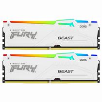 Memoria Ram Kingston Fury Beast DDR5 32GB (2X16GB) 6000MHZ RGB - Branco (KF560C36BWE2AK2-32)