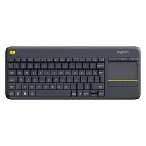 Teclado Logitech K400 Plus 920-007123 Touch Sem Fio - Preto