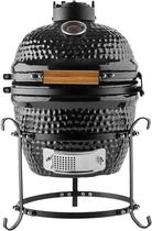 Churrasqueira de Ceramica Auplex Mini Kamado Ceramic Grill 13" - Preto