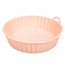Forma de Silicone para Fritadeira A Ar - Rosa Pastel