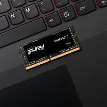 Memoria Ram Notebook Kingston DDR4 8GB 3200MHZ Black Fury Impact - KF432S20IB/8