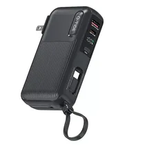 Carregador Portátil G-Tide Traveler 1 10.000 Mah Saída USB - Preto