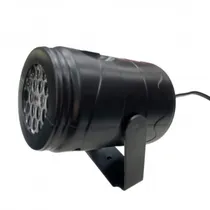 Projetor LED BMC Super HK-Y com Desenhos de Natal / RGB / 4W / AC85-260V - Preto